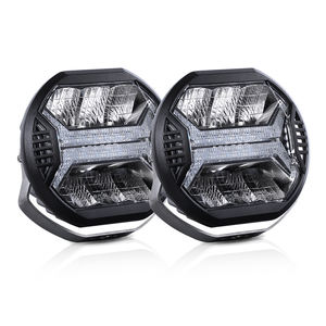 E-Mark ไฟหน้า LED แบบกลมขนาด42W 12V 24V อุโมงค์ลม5.75 "สำหรับรถกระบะ SUV ATV UTV 4x4สปอตไลท์ทดแทน - Product Image 4