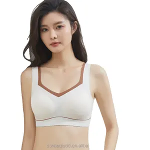 New sexy của phụ nữ Tank Top liền mạch một mảnh không dây áo ngực thể thao với thoải mái lụa ống Top và không có vòng thép bọc ngực