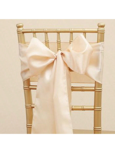 1/10pcs Decoração Do Casamento Bowknot Cadeira Sashes, Feito de flâmulas de cetim/fitas, Adequado para Banquetes Cadeiras. - Product Image 5