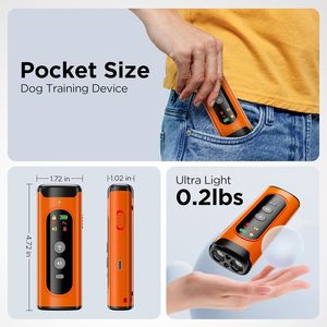 Dispositivo Repelente de Perros LED Recargable e Impermeable, Dispositivo Ultrasónico para Disuadir Ladridos de Perros - Product Image 3