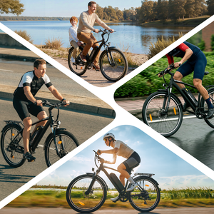Bicicleta Eléctrica Urbana de Montaña para Adultos, 7 Velocidades, 36V, 250W, <span class=keywords><strong>27</strong></span>.5'', de Acero al Carbono, para Desplazamientos en Ciudad - Product Image 6