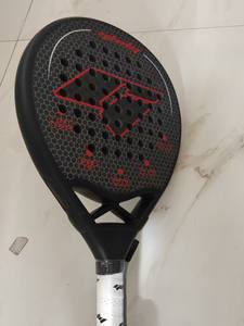 ไม้เทนนิสคาร์บอนไฟเบอร์ 3K/12K/18K พร้อมแกน EVA แผ่นหมุน สีดำ/แดง รุ่นซัมเมอร์ - Product Image 3