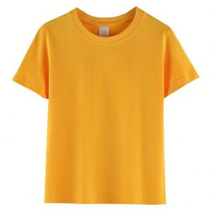 เสื้อยืดเด็กผ้าฝ้าย 200 กรัม แบบยูนิเซ็กซ์ ผ้าถัก 100% ระบายอากาศได้ดี พิมพ์โลโก้ส่วนตัว สำหรับโรงเรียน/ศูนย์รับเลี้ยงเด็ก - Product Image 4