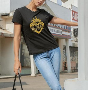 Chemises d'anniversaire OEM ODM pour femmes, t-shirt mignon « Mon jour, mon style » pour la fille d'anniversaire - Product Image 3