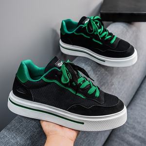 2026 New Model Fitness Training Board Shoes - Fashionable, Breathable, Durable, Lace-Up, White Casual Korean Style Shoes - Product Image 2