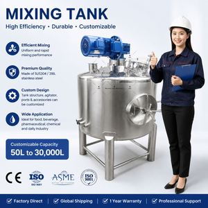 Tanque Mezclador de Fertilizante Líquido de Acero Inoxidable para una Mezcla Eficiente de Fertilizante Líquido - Product Image 1