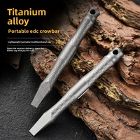 Mini levier de démontage EDC en alliage de titane, portable, à accrocher à la ceinture, outil de poche pour l'extérieur, modèle QG017, vente en gros