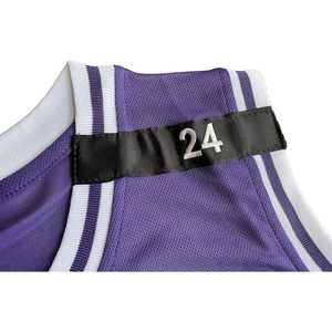 Camiseta de Baloncesto K.Tyler 43 Morada para Hombre, Transpirable, Sublimada, Cuello Redondo, Talla Adulto - Product Image 4