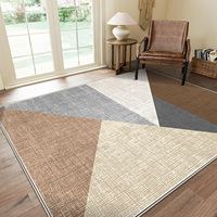 Tapis de couloir persan en polyester lavable en machine, à poils ras, antidérapant, pour cuisine, garde-manger, tapis de sol personnalisé