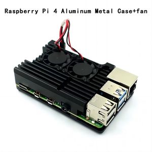 Nuova custodia protettiva originale per armatura in alluminio <span class=keywords><strong>Raspberry</strong></span> <span class=keywords><strong>Pi</strong></span> 4B con dissipatore di calore - Product Image 2