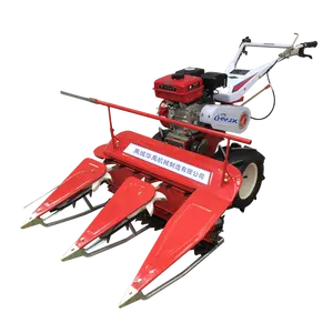 2 Wheels tractor mounted Manual Mini Wheat Harvester rice cutter reaper