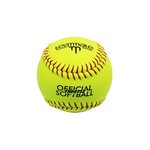 Bóng Mềm Thể Thao Cỡ Chính Thức Bằng Da Màu Vàng 12" - Product Image 4