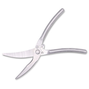 Stainless Steel Kitchen Scissors 3 <b>In</b> Blade Spring Loaded For <b>Chicken</b> Bone Cutting Dishwasher Safe - Product Image 1