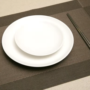 High Quality PVC Placemat Table Decoration <b>Mats</b> Set for Restaurant Hotel Luxury Gold Plastic Woven <b>Dinner</b> Dining Plate Dish <b>Mat</b> - Product Image 5