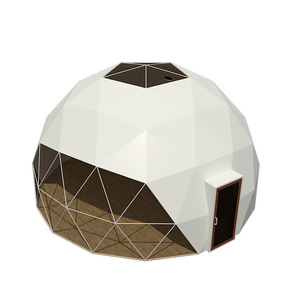 Luxury Geodesic Dome <b>Tent</b> 4-Season <b>Large</b> Space Aluminum Alloy Frame Round Sunroof Outdoor Camping Shelter - Product Image 1
