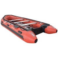 Bateau pneumatique robuste ZHAO MARINE ZYA-550 de 5,5 m (18 pieds) avec plancher en aluminium, pliable, pour la pêche, le sauvetage et la plongée