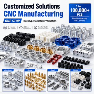 บริการงานกลึง CNC แบบกำหนดเอง ชิ้นส่วนต้นแบบรวดเร็ว บริการกลึงกัด CNC สำหรับทองเหลือง ทองแดง สแตนเลส อลูมิเนียม - Product Image 1