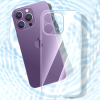 Coque de téléphone en silicone TPU transparente à bas prix, anti-chute, antidérapante, résistante à la saleté, coque de protection pour iPhone 16 Pro