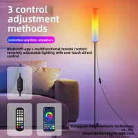 Lampe d'ambiance sur trépied LED, lumière d'ambiance RGB haut de gamme pour salon et chambre à coucher