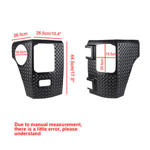 Atubeix Rear Corner Guards for <strong>Jeep</strong> <strong>Wrangler</strong> JK JKU 2007-2018 Black ABS Plastic <strong>Tail</strong> <strong>Light</strong> Wrap Angle <strong>Cover</strong> for Pickup Truck Bed - Product Image 3