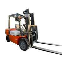 Chariot élévateur diesel Kaidong 3 tonnes Transmission automatique 1500 kg-5000 kg Outils de levage Foklift Source d'alimentation Moteur diesel