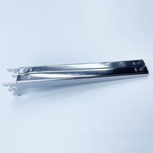 Soportes de Estante Ajustables KEFENG KF-B006 para Postes Ranurados de 350 mm en Metal Cromado Plateado/Blanco/Negro con Capacidad de 26.0 Lb+ - Product Image 4