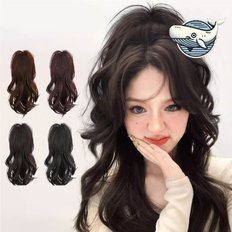 วิกผมแท้ลอนคลื่น100% ที่ดึงดูดใจยืดได้หลายสีความยาวตั้งแต่12ถึง36นิ้ว (wfgyngn) - Product Image 1