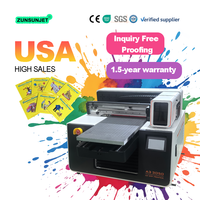 Printer UV Flatbed A3 Teknologi Baru 3040 Hybrid Flatbed dan Printer UV DTF All in One untuk Stiker Botol Silinder