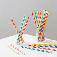 Pailles en papier biodégradables jetables de qualité alimentaire, écologiques, non toxiques et recyclables