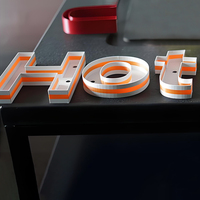 Letrero LED RGB Personalizado con Logotipo, Letrero LED para Negocios, Tiendas, Letrero Luminoso Dinámico 3D, Letras de Canal, Letreros Exteriores para Negocios
