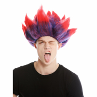 Perruque synthétique résistante à la chaleur pour hommes, dreadlocks, cheveux longs, ondulés pour la fête, cosplay, perruques marron clair et hautes pour femmes des années 80