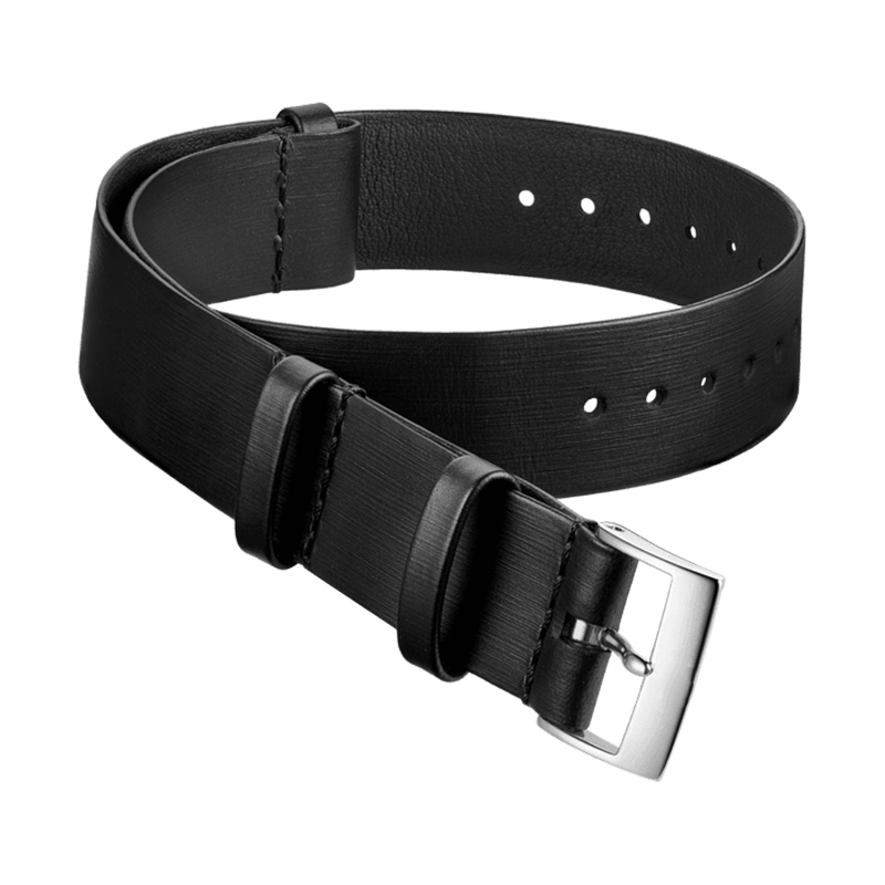 Custom One Piece Strap 18mm 20mm 22mm for Watch Easily Interchangeable Fabric and Leather Strap U1849-02