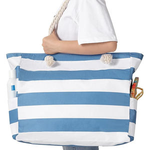 Échantillon gratuit Nouveauté Sac fourre-tout en PU grande capacité pour femme Sac de plage Sac à main sous le bras avec fonction portable pour l'été et l'hiver - Product Image 4
