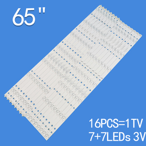 Bande de rétroéclairage LED pour téléviseur <span class=keywords><strong>Philips</strong></span> <span class=keywords><strong>65</strong></span> pouces 3v 2w LB-PC3030-GJUHD658X14ADM2-R-H LB-PC3030-GJUHD658X14ADM2-L, 16 pièces/ensemble - Product Image 6