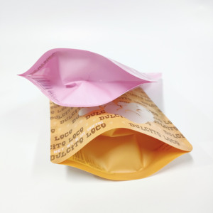 OEM Clear PET Transparent Resealable Matte Zipper Candy <b>Sweets</b> Chocolate Nuts Stand up Bag Low MOQ DDP Factory Retail <b>Packaging</b> - Product Image 3