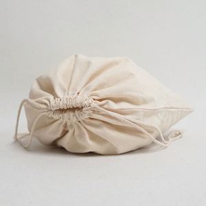 Calico Cotton Canvas Natural Color <b>Drawstring</b> <b>Bags</b> with Customized logo and Size for Wholesale Eco-friendly Promotional Gift <b>Bag</b> - Product Image 4