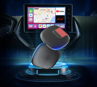 PhoebusLink 8+128 Go Android 13 Carplay AI Box Adaptateur sans fil pour Apple Netflix Streaming Auto Electronics Compatible Tout
