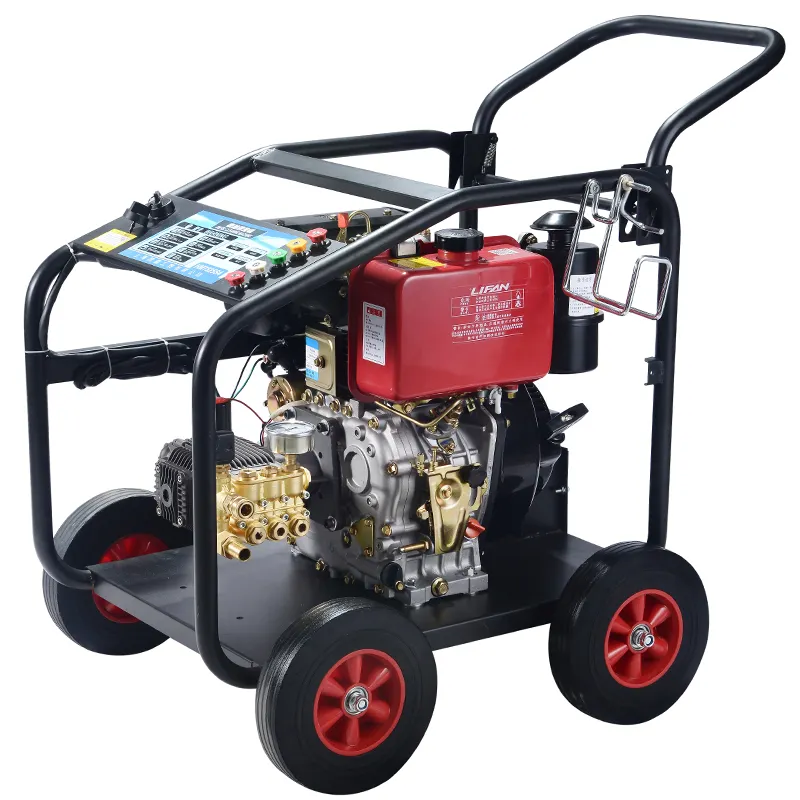 Industriële Benzinemotor 500bar 7200psi Reinigingsmachine Diesel Hogedrukwasmachine Met Annovi Reverberi Ar Pomp