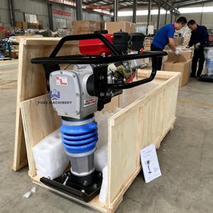 6.5Hp <span class=keywords><strong>Tamping</strong></span> Impact <span class=keywords><strong>Rammer</strong></span> perlengkapan bumi ramping untuk konstruksi jalan - Product Image 5