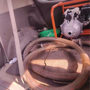 Bomba de agua autocebante de 3 pulgadas con motor de gasolina, cuerpo de aluminio, portátil, para riego agrícola y bombeo de estanques de peces - Product Image 2