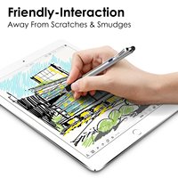 Pena Stylus USB Pintar Aluminium Berukir Universal dengan Teknologi Sensor Aktif untuk Tablet & Ponsel Android