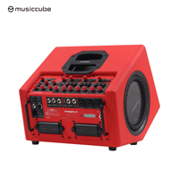 Système de sonorisation portable rechargeable Musiccube M1, entrées micro et instrument, haut-parleur USB pour extérieur et buskings