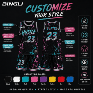 <span class=keywords><strong>Maillot</strong></span> <span class=keywords><strong>de</strong></span> basketball style streetwear, coupe ample et oversize, esthétique cyberpunk, mode audacieuse, avec motif néon artistique et style graffiti urbain - Product Image 4