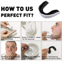Protector Bucal Deportivo de Material EVA PVC No Tóxico para MMA, Fútbol, Lacrosse, Baloncesto, Hockey, Boxeo
