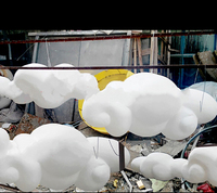 Nuage en coton moderne décorations de plafond de mariage nuage blanc accessoires suspendus maison Hall fenêtre centre commercial école boutique