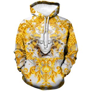 Felpa con Cappuccio Best Seller per <span class=keywords><strong>Uomo</strong></span> con Stampa Dorata dei Segni Zodiacali, Pullover Astrologico Mitologico per Uso Quotidiano e Casual - Product Image 4