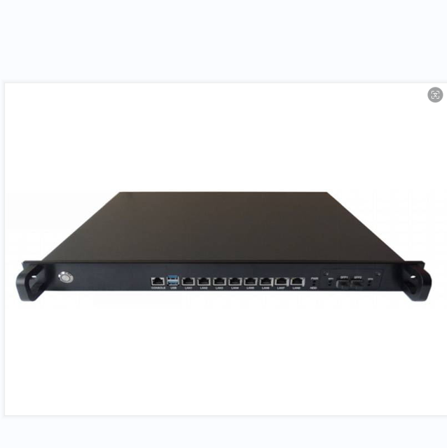 Mini Pc Server 1u Rack Server 2*DDR4 Ram 6*2.5G I226 Lan Port  6LAN 4*SFP 10G PCIE ATX Pfsense Firewall Mini PC