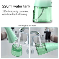4 Modi 280 ML Wiederaufladbarer Tragbarer Kunststoff-Wasserflosser Kabelloser Zahnreiniger Haushalts-Munddusche Zahnreiniger