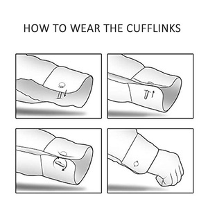 Nam mạ vàng Tên Khuy măng sét đánh bóng cao bằng thép không gỉ Kẹp cà vạt cá nhân Logo tùy chỉnh Quà tặng đám cưới <span class=keywords><strong>OEM</strong></span> 20g đóng gói - Product Image 6