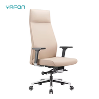 Chaise de bureau de direction de luxe moderne tissu à mi-dossier cuir PU pivotant rotatif massage maille design confortable mousse PP